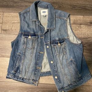Old Navy jean vest